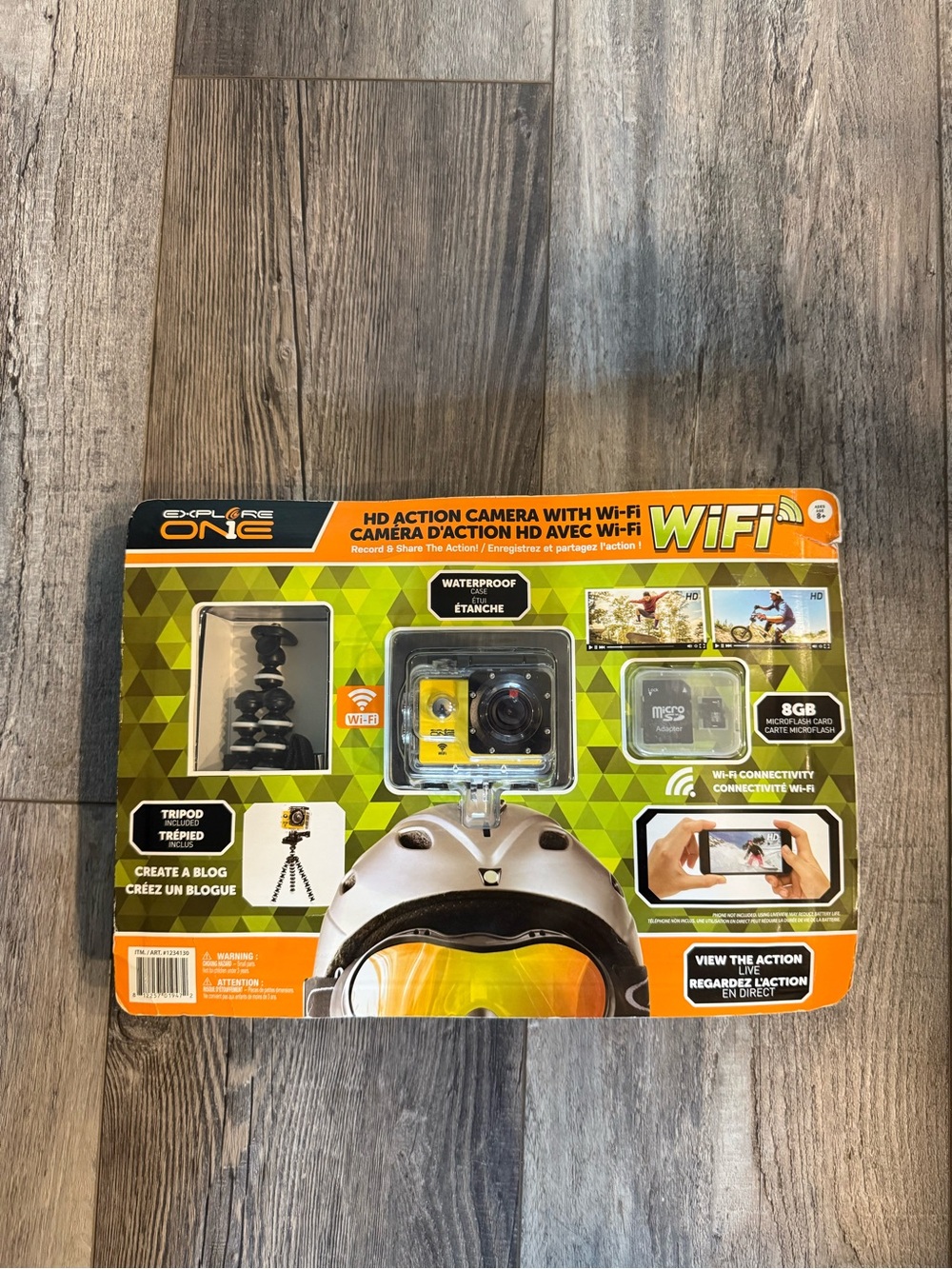 Explore One HD Action Camera w/ WiFi & Accessories included Waterproof Case NEW